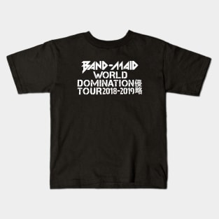 Band Maid World Domination Tour 2018 - 2019 Kids T-Shirt